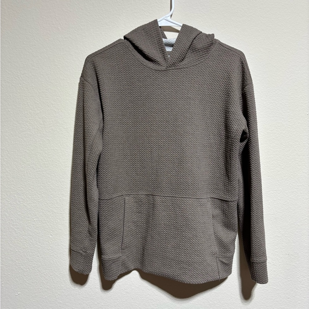 All in Motion Gray Waffle Knit Hoodie